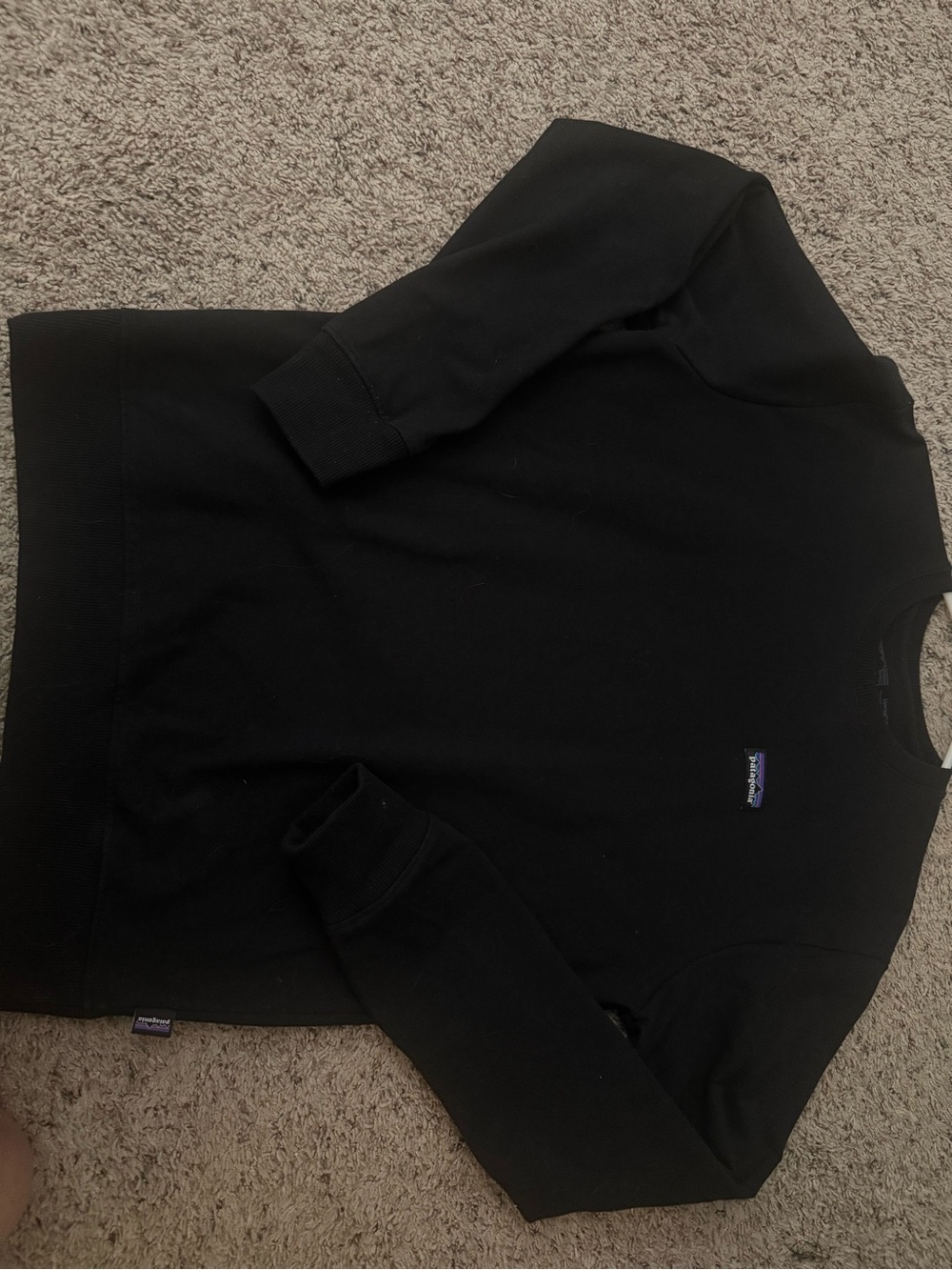 Patagonia Men's Black Crewneck